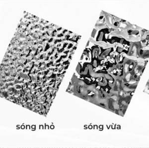 Tấm inox sóng nước 3D
